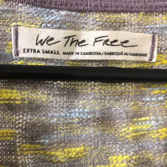 We the Free☀️Spaced out knit sweater in sea combo - Picture 13 of 15